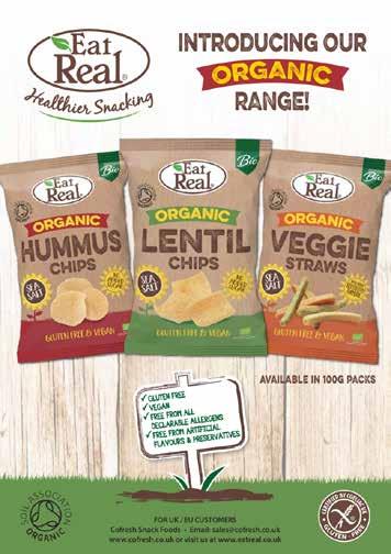 Glutenfria a Chips Vegan Gjorda på kikärtsmjöl och linsmjöl da Carla Vikt/gram Art.