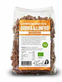 glutenfri Pasta Durra och linfrö: en perfekt kombination med hög
