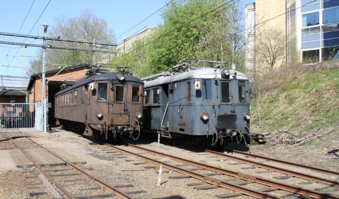 Så en liten försmak på vad som bjuds i november: Roslagsbanans Veterantåg vid Östra station. Tisdagen den 7 november kl. 18.