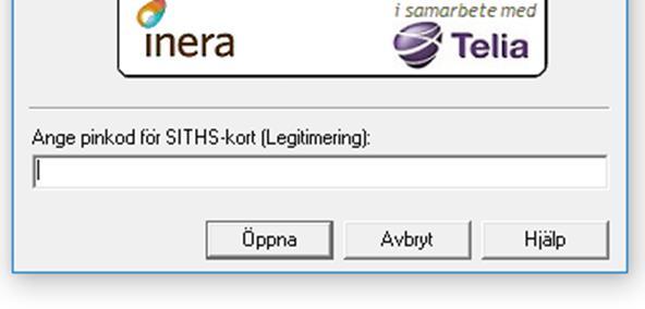 Inloggning Lifecare SIP/SPU startas från https://regionhalland.service.tieto.com/ För att kunna logga in krävs att du har ett SITHS-kort. 1. Sätt i ditt SITHS-kort i läsaren. 2. Klicka på logga in. 3.