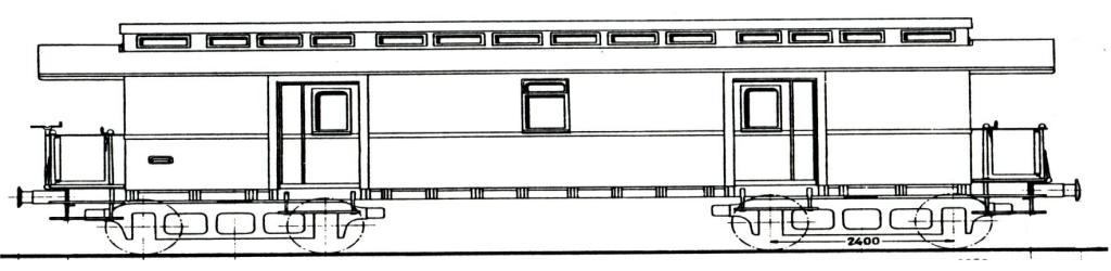 På SJ fick den littera CF1 och hängde faktiskt med fram till ca 1956. SLUTSÅLD 2035 SWB litt Do2/SJ Do22 SWB byggde 1937-38 fyra stycken nitade stålpostvagnar.