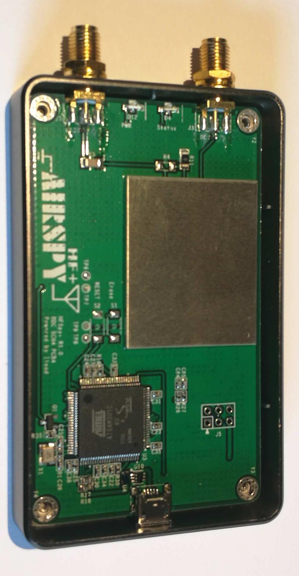 Blockschema för Airspy HF+ Här syns kedjan för kortvåg.