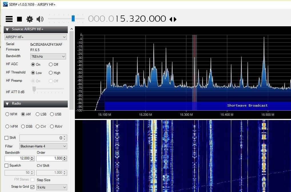 TEKNIK & EGENBYGGE gramvaran använder GNU-radio och Qtgrafik. Onekligen spännande att sätta upp. Kanske med en liten 7-tums LCD-skärm till Raspberryn?
