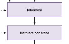 Informera, Tre sätt att tillhandahålla instruera hjälpmedel och träna 1. Instruera hur hjälpmedlet ska användas. 2.