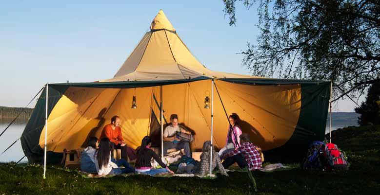 Passar för vildmarksläger och uteförskolor. Naturguider kan använda Zirkonflex som samlingslokal, och för skolor som vill bedriva undervisning utomhus är tältet ett utmärkt klassrum.