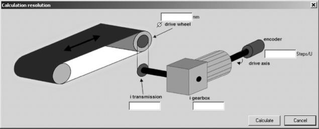 Installation Anslutning av positions- och hastighetssensorer. 4 Linjärt system: Beräkning av hastighet: 11465AXX v = i gear unit v i motor add.