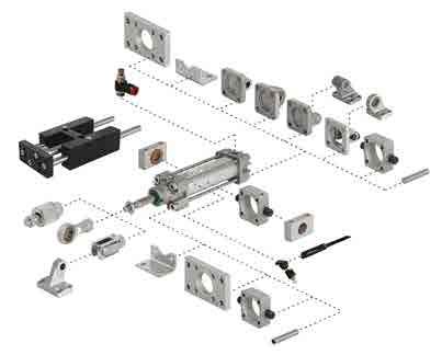 KAMPANJPRODUKT B FÄSTEN TILL RA/8000/M ISO/VDMA Cylindrar Styrning Banjo S C R UR D D2 SW US FH UH-H A S AK UF Tungelement F C Avkännar fäste EXPRESS PLUS SS G FH Glid- och rullager.