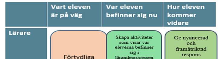 Med lärandet i fokus 201808 Bilaga 1: Formativ bedömning och bedömning för lärande Formativ bedömning innebär följande för oss i Tomelilla: Alla bedömningar används för att ge information till lärare