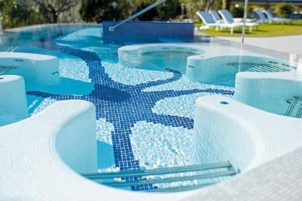 MOSAIK till pool, spa och wellness Mix Wellnes & Pool /Appiani Mosaik är ett