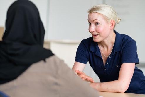 Under utbildningen lär du dig grunderna i marknadsföring och försäljning.