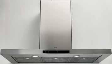 CI4934S Rostfri Frihängande fläkt Mått (H B D): 25,4 89,8 67,6 cm nnenergiklass: A+ nnbelysningseffektivitet: A nnfettrensningseffektivitet: B nnfrånluftseffektivitet: A nnårlig energiförbrukning: