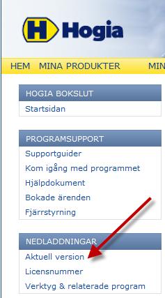 se, där du väljer om du vill logga in med ditt licens eller kundnummer, vi rekommenderar att du loggar in med ditt licensnummer då det är Ert unika identifikationsnummer och säkerställer att du får