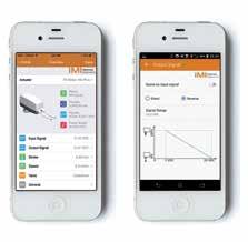 Mjukvara C3 HyTune Applikation för smartphones eller surfplattor för digital konfigurering av ställdonet TA-Slider.