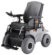 Elektrisk rullstol för utomhusanvändning med elektrisk styrning som ska användas av person som kan förflytta sig begränsad