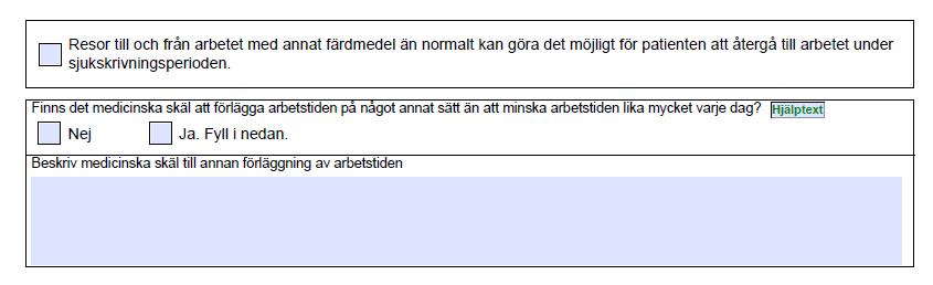 Hjälptext Frågorna besvaras endast