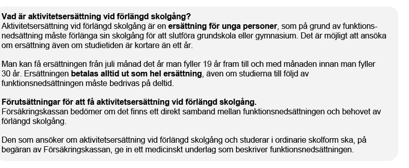 Aktivitetsersättning