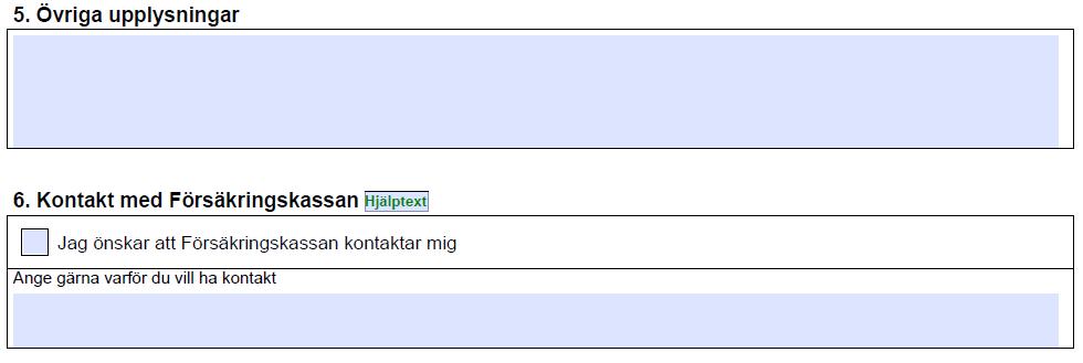 Hjälptext Försäkringskassans handläggare tar kontakt med dig