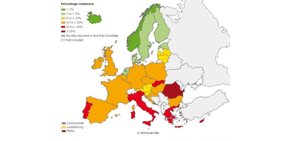 MRSA i Europa 2015