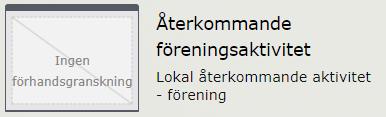 Skapa återkommande kalenderhändelse/föreningsaktivitet För att skapa en kalenderhändelse navigerar ni till Aktuellt och öppnar den genom att klicka på plusset till vänster om texten och klickar sedan