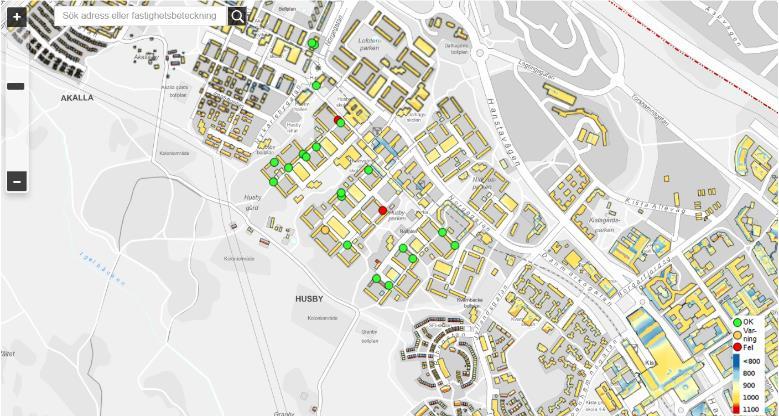 Stockholms stads solinstrålningskarta Välj att komplettera anläggningen med