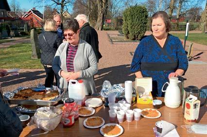 Luncher och ideella medarbetare Många serveringar har Ellinor Nilsson hållit i genom åren.