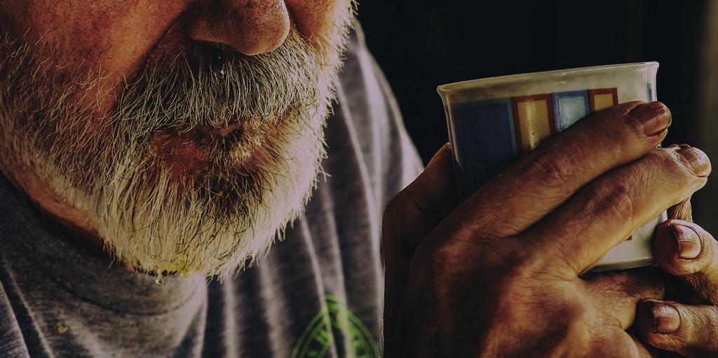 CAFÉ DAVID Café David är som min familj. Här vet alla vad jag heter. De kallar mig vid mitt namn varje dag och det gör mig så glad.