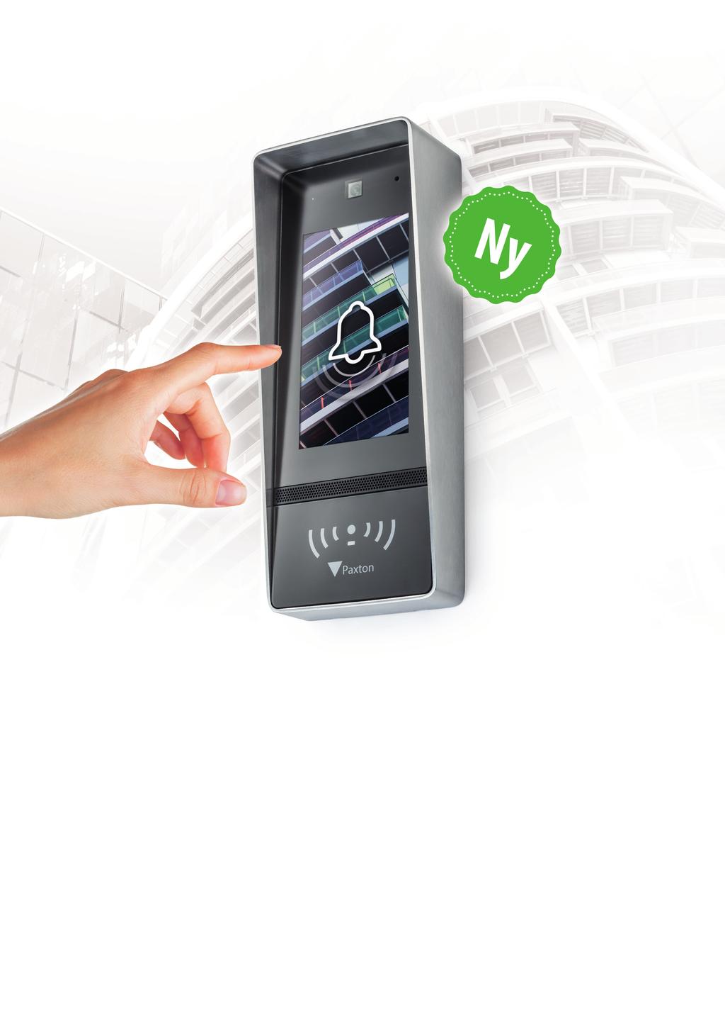 Net2 Entry Touch Smart, enkel dörröppning med en förstklassig känsla Net2 Entry Touch-panelen är det senaste tillägget till Paxtons sortiment av intuitiva tillträdessystem och är helt kompatibel med