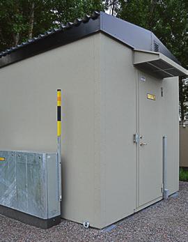 bynet TELEKOM EasyFLEX teknikhus Sandwich avsett för fiberinstallationer Vi har i samarbete med kunden