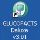 Grundinställning - Datorversion av Glucofacts Deluxe Datorversionen av Glucofacts Deluxe kan användas med vilken kompatibel mätare som helst.