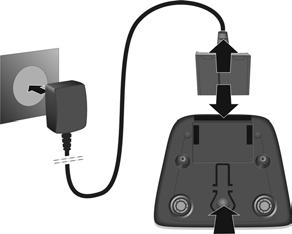 Börja använda telefonen Förpackningens innehåll en handenhet ett batterilock (bakre skyddslock på handenheten) ett batteri en laddare med nätadapter ett bältesclip en bruksanvisning Börja använda