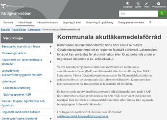 under rubriken Information MAS lämnar sedan förslag på