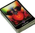 The Healing Light Tarot has 78 cards created around the concept of the edge between the realm of magic and the realm of the physical, and the mandorla the shape created by two