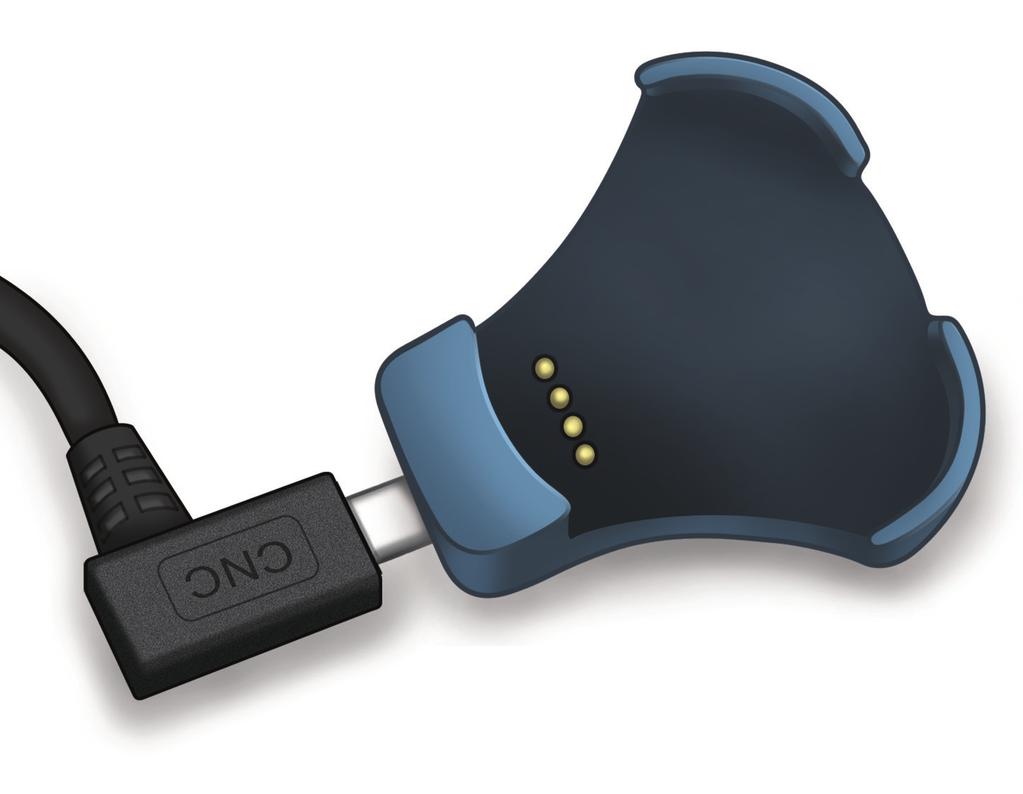 Du kan även ladda smartsändarens batteri genom att ansluta USB-kabeln till din dators USB-port istället för till AC-nätadaptern. Med datorn kan laddningen av smartsändarens batteri ta längre tid.
