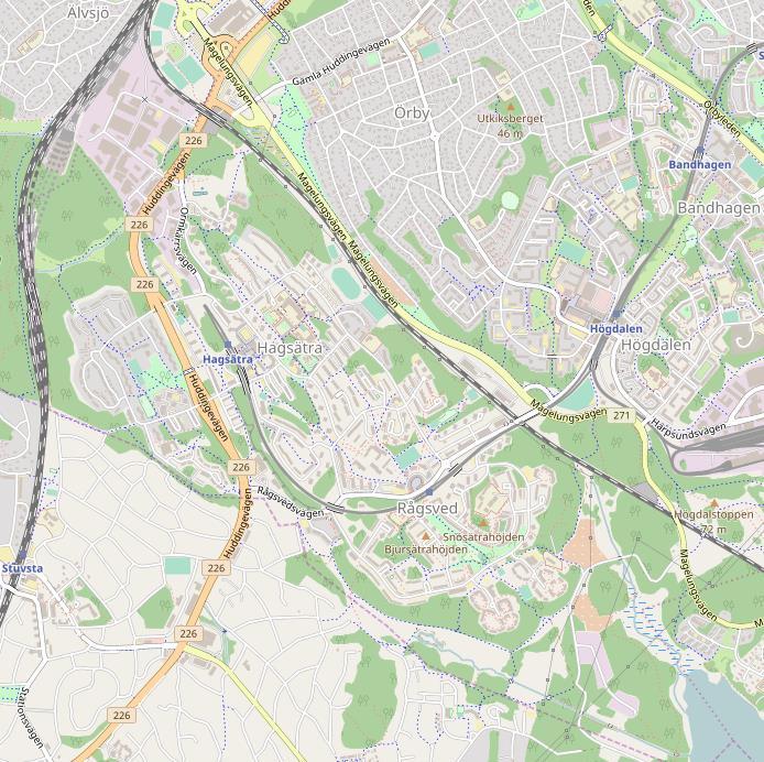 1 A B C 3 memo01.docx 01-03-8 Figur 1. En översiktlig karta över området. De tre identifierade industriområdena är markerade med en röd cirkel samt en tillhörande siffra. 1. Älvsjö Företagspark,.