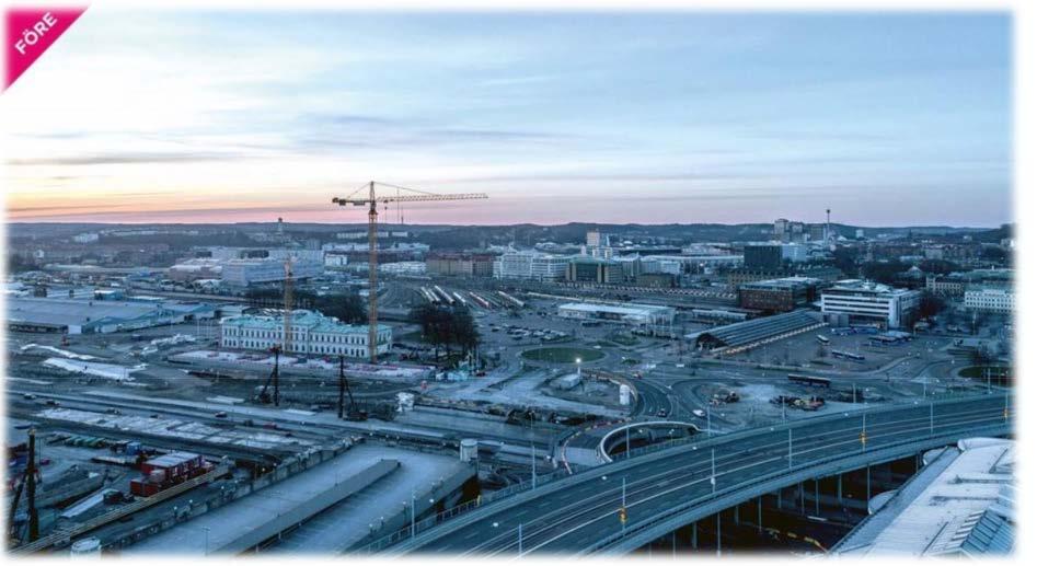 Göteborgs Centralen område idag Centralen