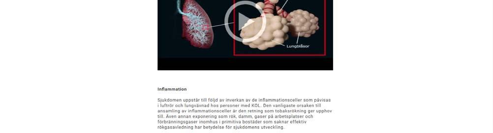 PÅGÅENDE STUDIE I HEMSJUKVÅRDEN KOL-WEBBEN Hälso- och