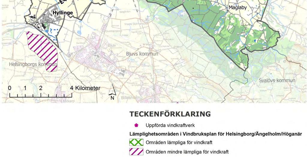 Helsingborg, Ängelholm och Höganäs har samordnat sin vindkraftsplanering och tagit fram ett gemensamt tematiskt tillägg till översiktsplanerna avseende