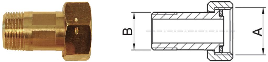 Tillbehör Gängad anslutning med kopplingsring och packning * Anslutning A Anslutning B Kompatibel med Mätarens DN VSR-1/2 G¾ R½ q p 0,6/1,5 m 3 /h