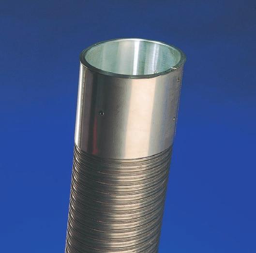OVALEX eller OVALEX DS - ökar draget Dubbelväggigt ovalt rör med hög hållfasthet tack vare marknadens tjockaste material (0,36mm) tillverkat av två lager syrafast rostfritt stål (AISI 316L).