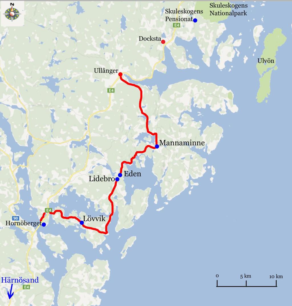 Höga Kustenleden och Skuleskogen, 5 nätter 7(7) Höga kusten och Skuleskogen Vandra of