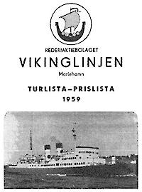 I år reser vi med VikingLine till Finland men hur började deras historia? 1 juni 1959 sattes den första färjan i sjön. Det var en bilfärja som gick rutten Galtby Mariehamn Gräddö.