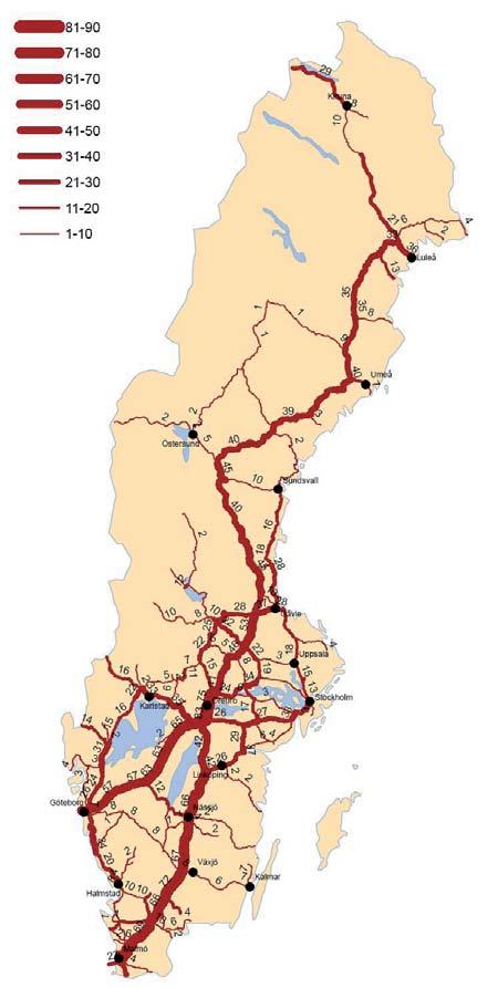 Järnvägen mellan Avesta Krylbo och norrut till Storvik byggdes 1875 som en del av norra stambanan och sträckan Avesta Krylbo och söder ut till Frövi byggdes år 1900.