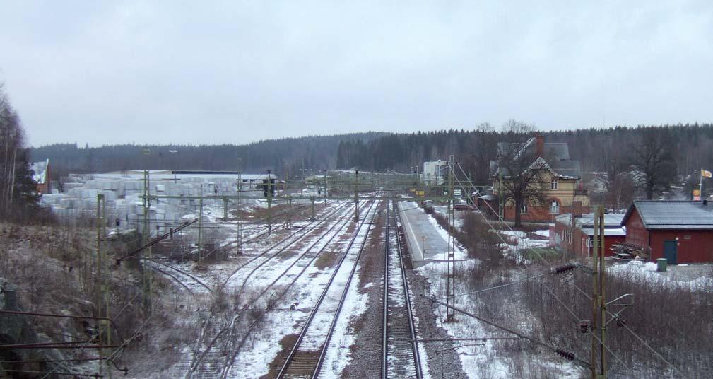 Figur 2.6 Järnvägsstationen i Skinskatteberg 2.8.