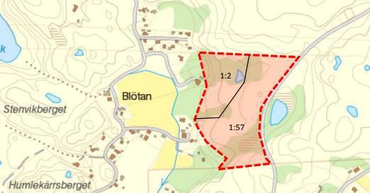 Figurerna är hätade ur planbeskrivningen för Del av Lyse 1:2 och 1:57.