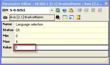 Servot står inte i operationsmode, det skall stå bb eller Ab på drivens display (Displayens text visas också i parameter P-0-0007). 2.