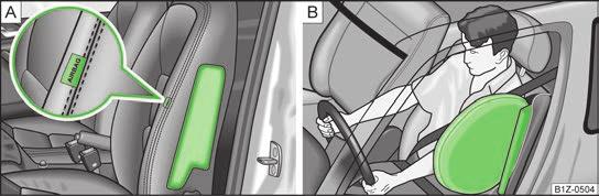 (fortsttning) Vid anvndning av barnstol på passagerarstet, dr barnet sitter med ryggen i frdriktningen, ska passagerarens frontairbag obetingat kopplas bort» sidan 127, Koppla bort airbag.