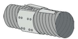 rören en mycket lång livslängd även i vatten med lågt ph-värde. HelCor-rören tillverkas även i varmförzinkad plåt laminerad med en plastfilm av polyeten, TrenchCoat.