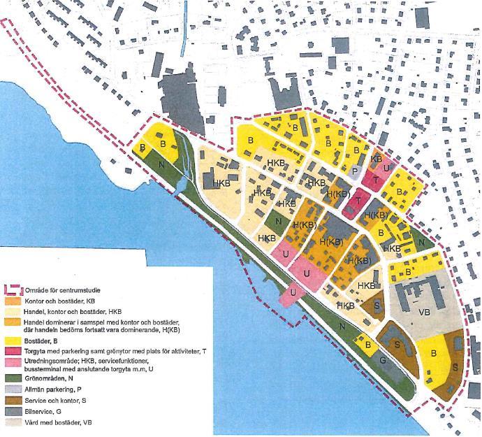 2018-04-06 2(14) SYFTE OCH HUVUDDRAG PLANENS FÖRENLIG- HET MED 5 KAP MB Syftet med planen är att möjliggöra en ombyggnad av befintliga kontorslokaler till bostadslägenheter och att minska prickmarken