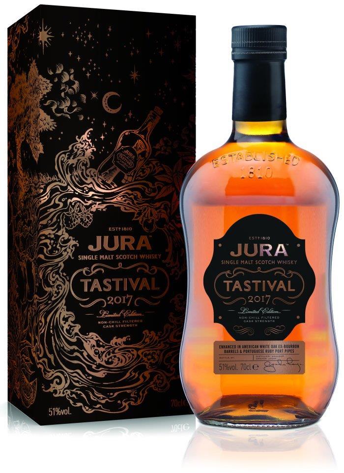 juni, 2017 Jura Whisky Tastival 2017 En festival i europeiska smaker Jura Tastival är en del av festivalen "Feis Isle", en veckas lång festival med whisky, mat och musik på de skotska öarna Islay och