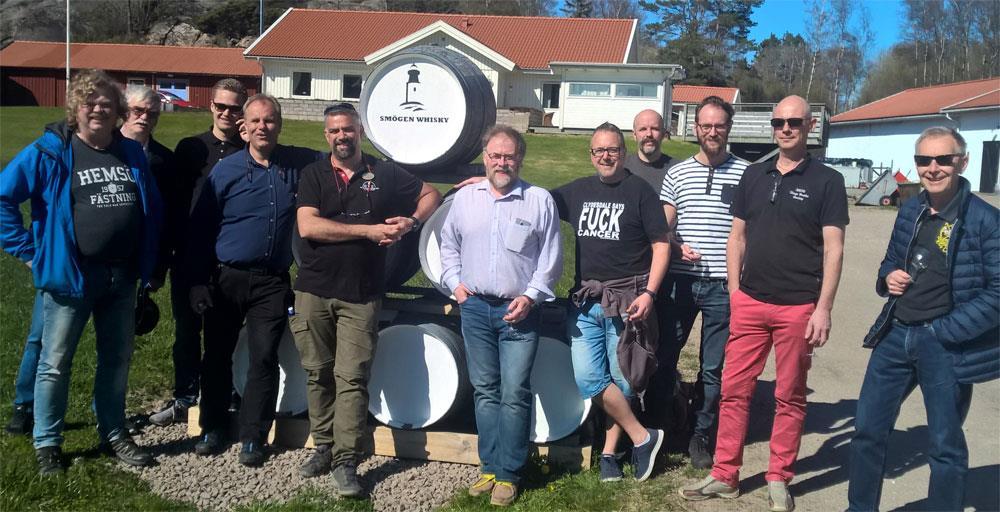 Utbildning Tidigt i maj for ett gäng whiskyentusiaster till Hunnebostrand och Hotell Kaprifol för Steg 2 i SWF:s utbildnings-program.